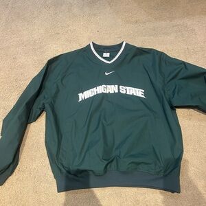 Nike Dark Green V-Neck Pullover
